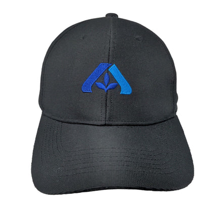 Image Solutions Strapback Hat Black One Size Adjustable Embroidered
