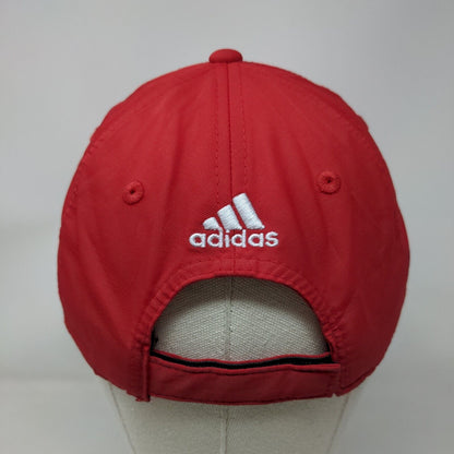 Sonrise Strapback Hat Red OSFA Adjustable Embroidered 6 Panel Adidas Golf