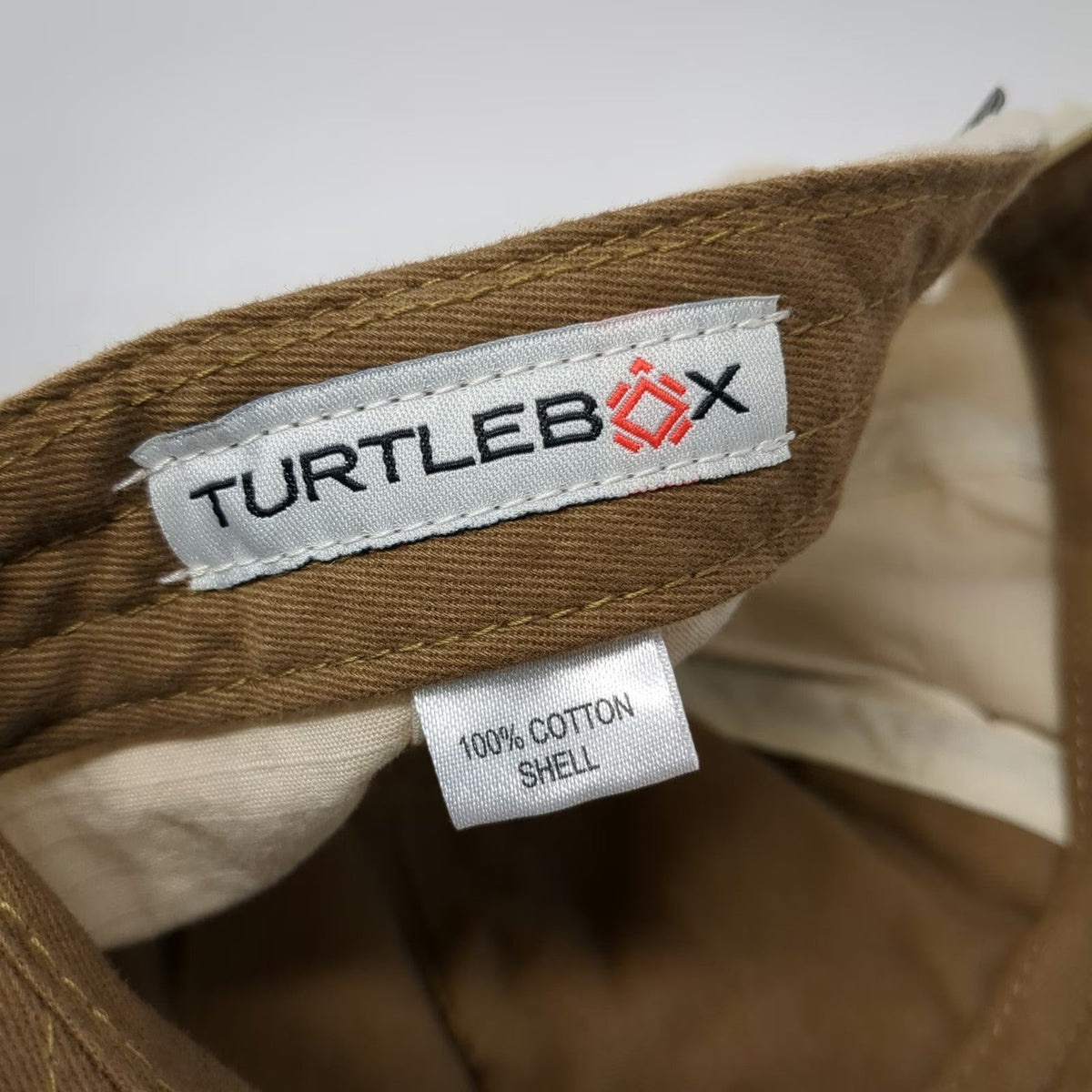 Turtlebox 5 Panel Beige Hat One Size Rope Saltwater Fish Embroidery Snapback