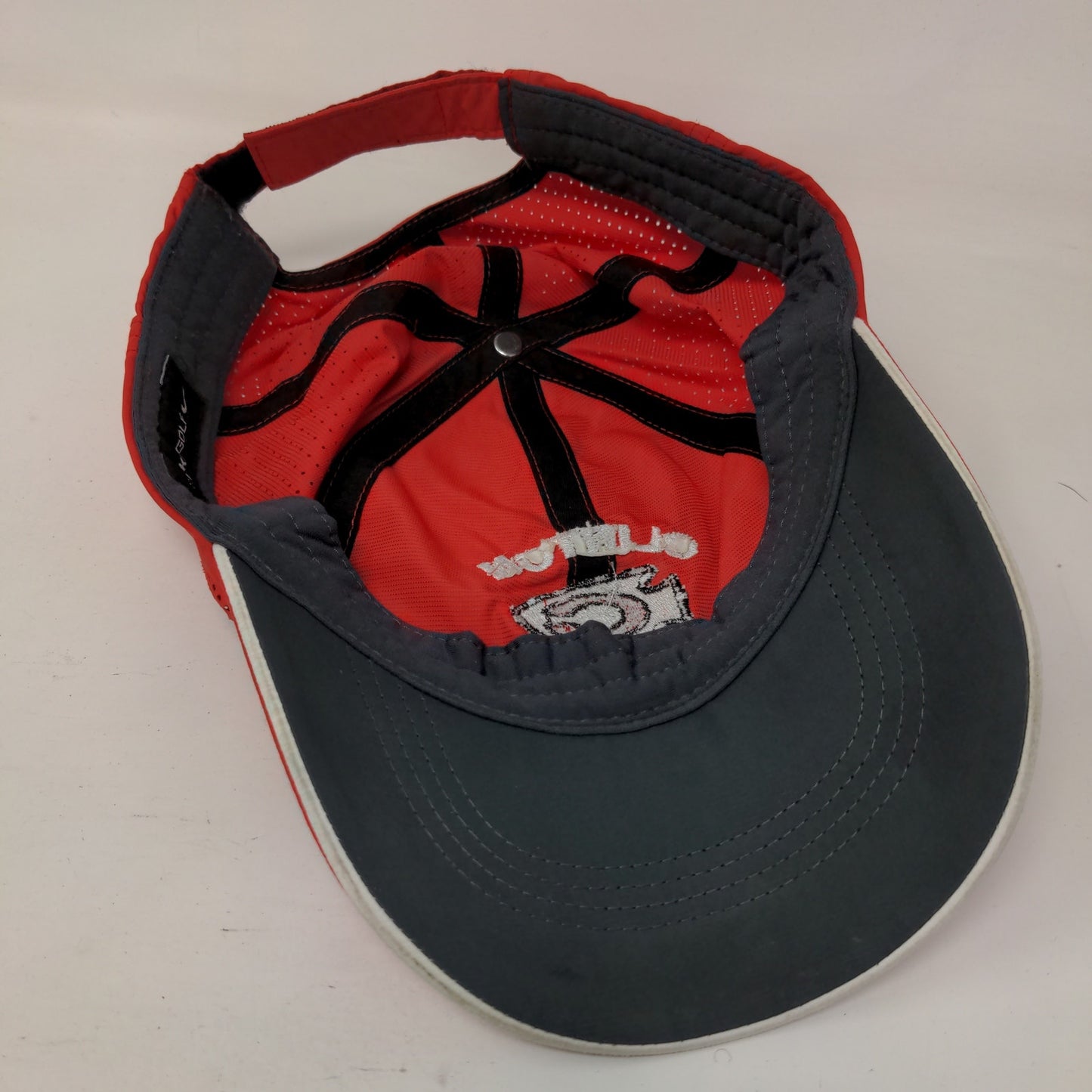Clinton Arrows Nike Golf Strapback Hat Red Embroidered Logo Adjustable