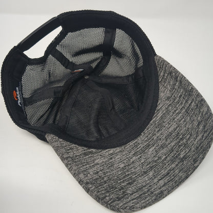 Sage Lakes Snapback Trucker Hat Gray One Size Adjustable Mesh Back Pukka