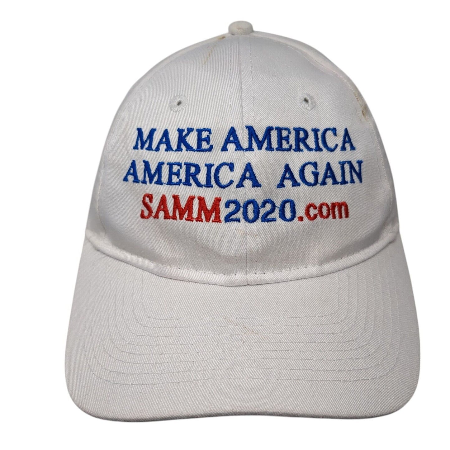 Make America America Again Samm2020.com White OS Adjustable Port & Company