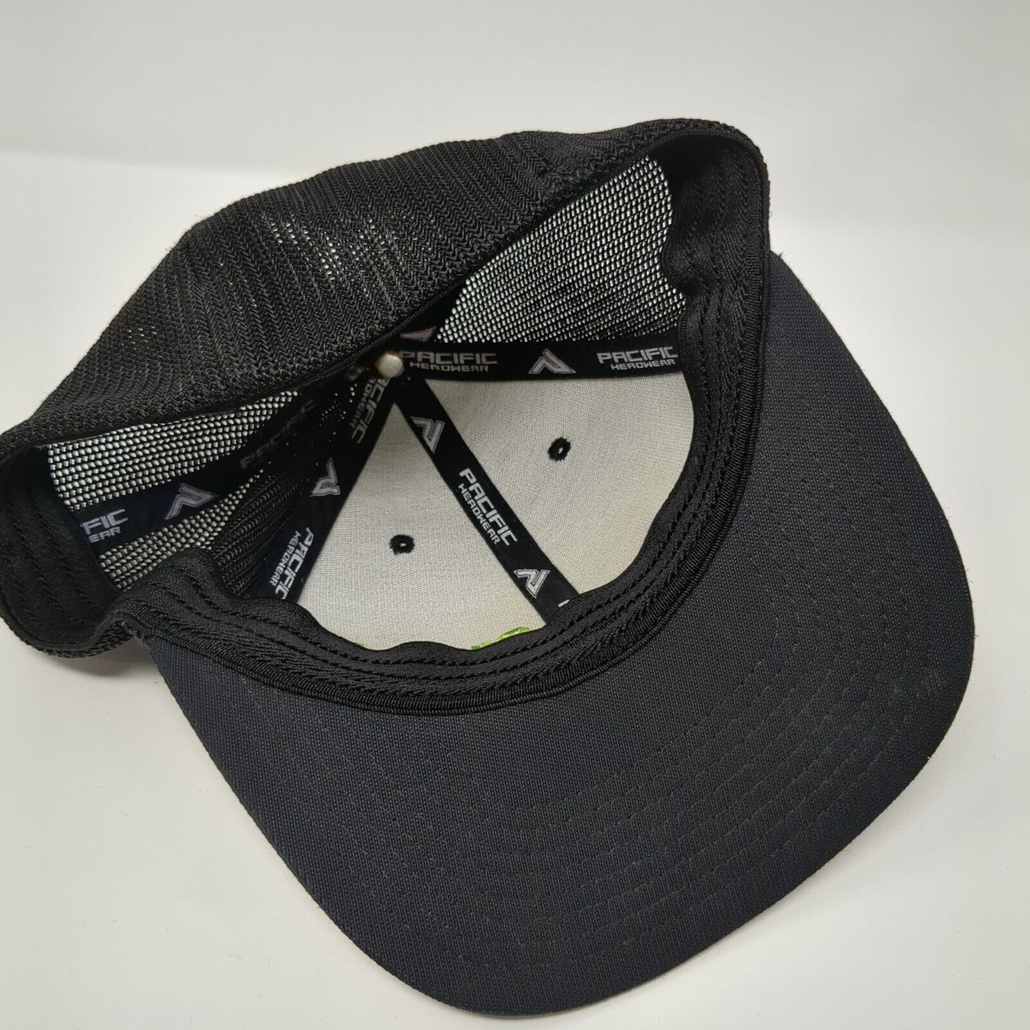Crossfit South Boise Fitted Mesh Back Trucker Hat Black 6 7/8-7 3/8