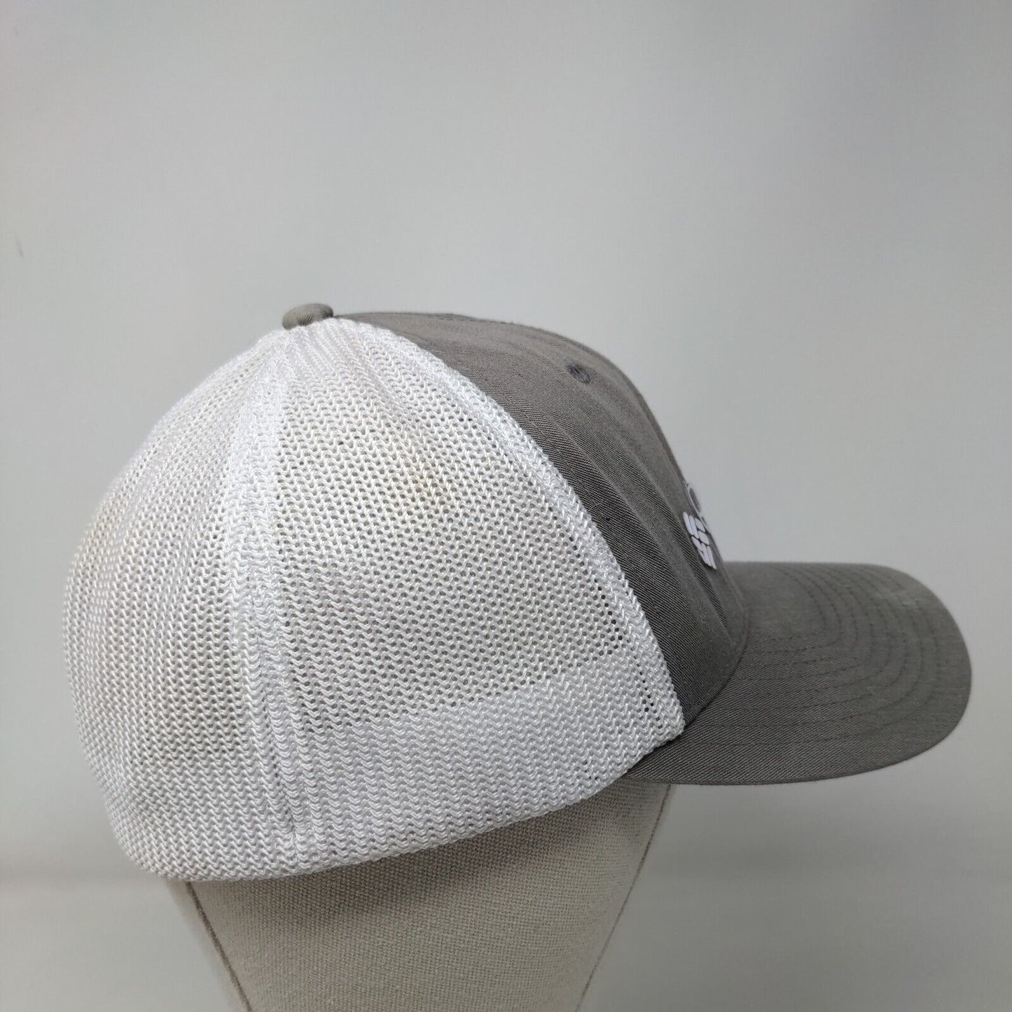 Columbia Fitted Mesh Back Trucker Hat Gray One Size Colorblock