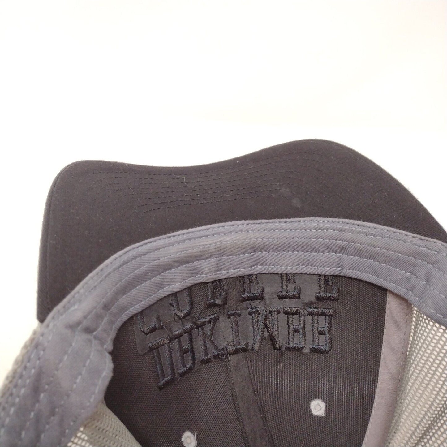 DRKTMBR Coffee Snapback Trucker Hat Gray OSFA Mesh Back Richardson