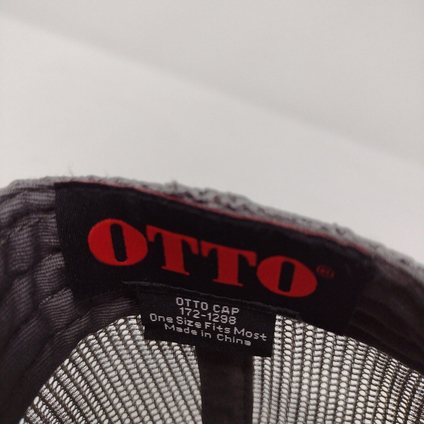 Idaho Army National Guard Snapback Trucker Hat Gray OSFM Mesh Back Otto