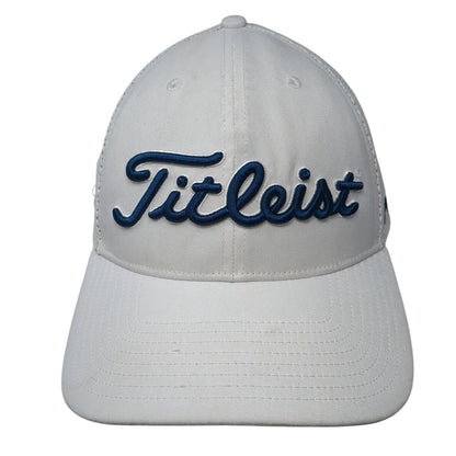 Titleist FJ PRO V1 Snapback Golf Trucker Hat White One Size Adjustable Mesh Back