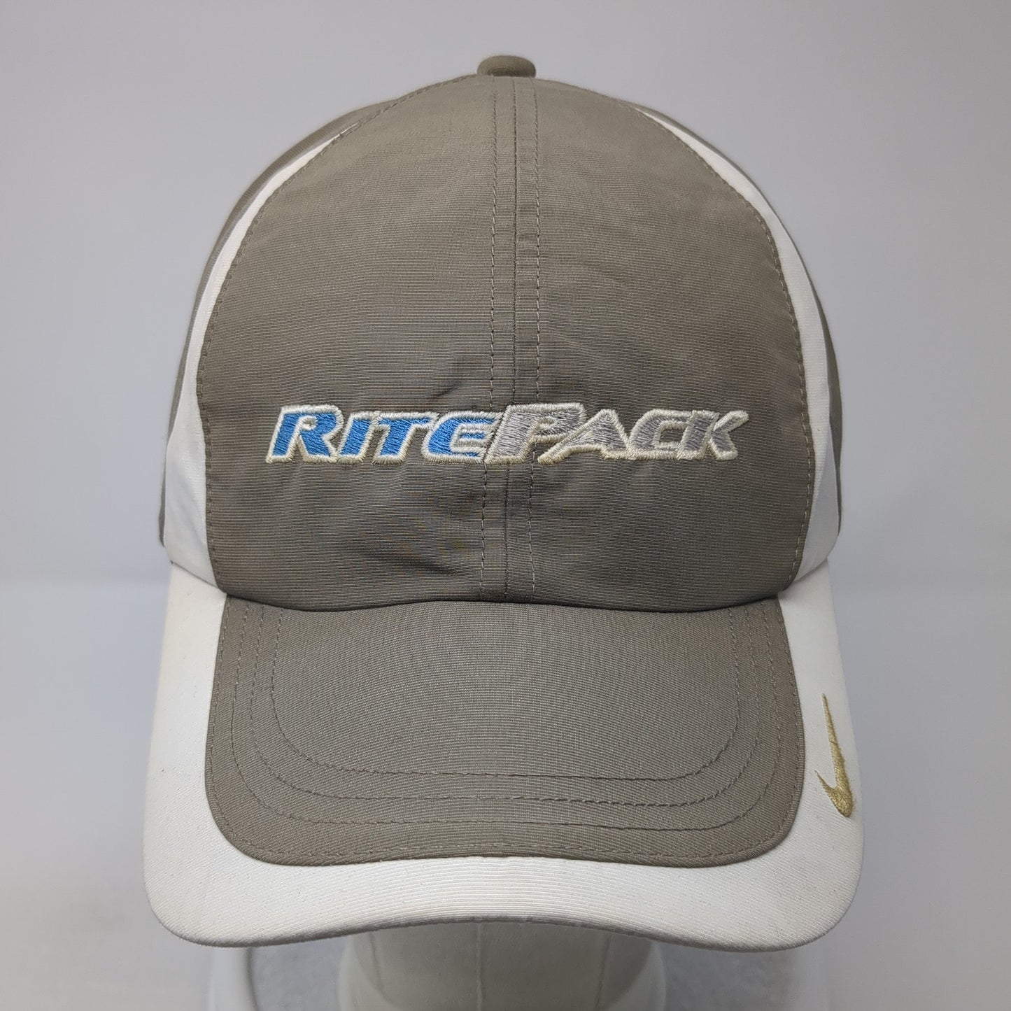 RitePack Strapback Hat Brown One Size Adjustable Nike Golf Embroidered