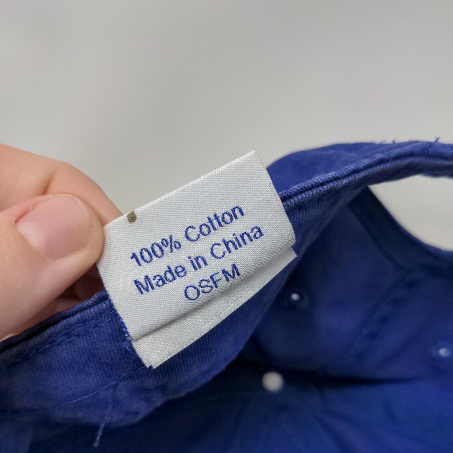 Ultimat Vodka Slideback Hat Blue OSFM Adjustable Embroidered 6 Panel