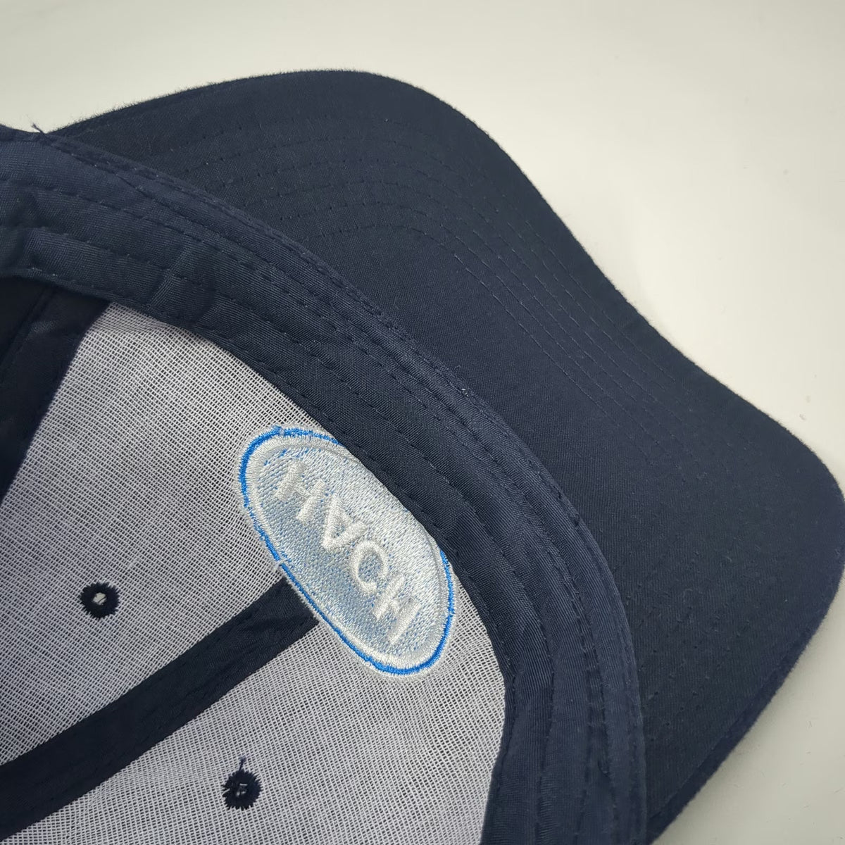 Hach Corporate Logo Blue Baseball Cap Hat One Size Strapback Adjustable