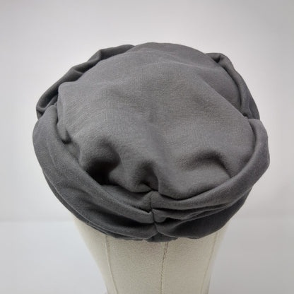 Fashion Fitted Newsboy Cap Hat Gray One Size Stretch Solid Outdoor