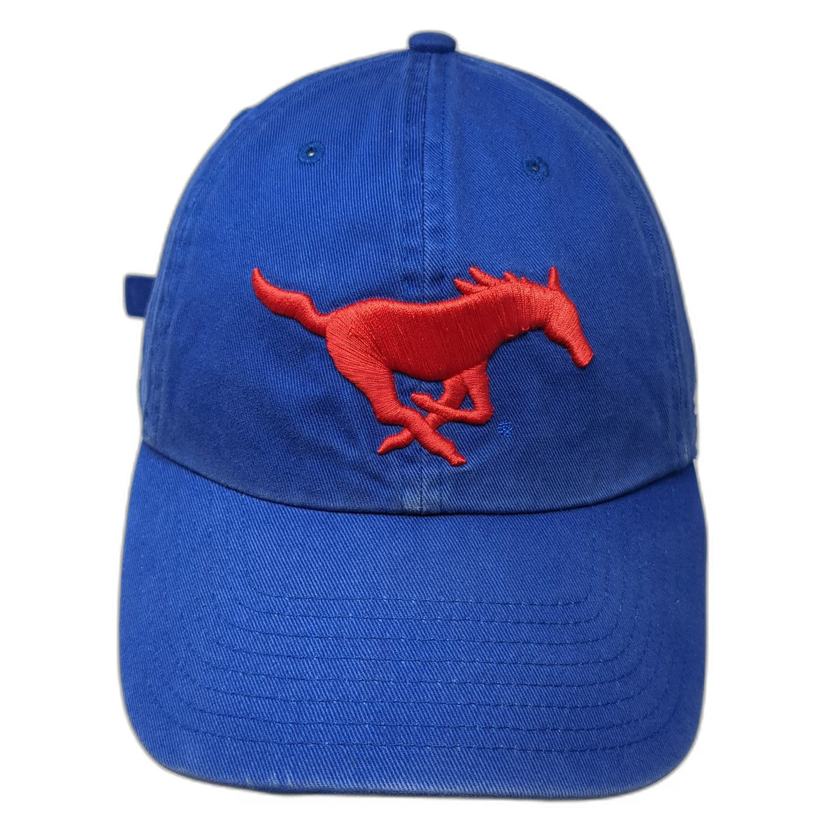 '47 Baseball Cap Blue One Size NCAA SMU Mustangs Embroidered Cotton Curved Hat