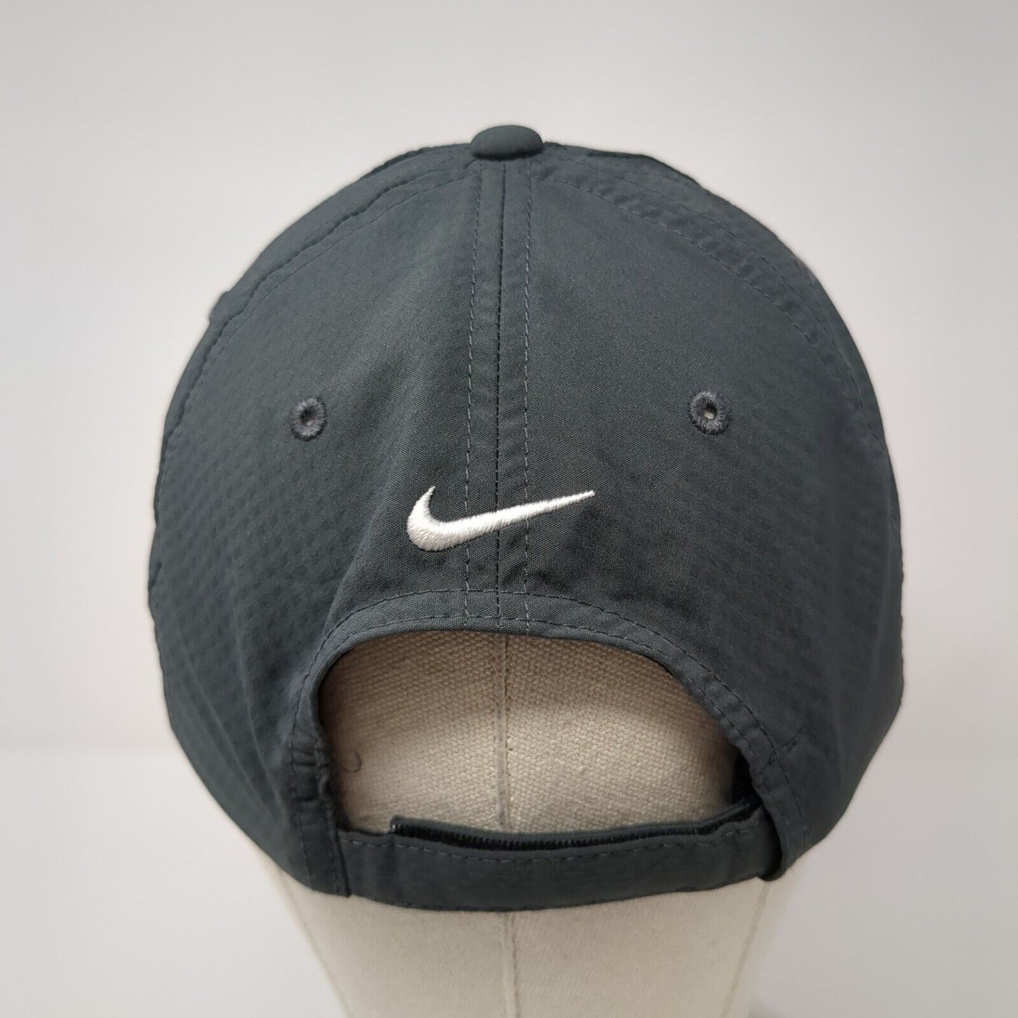 Channel Strapback Hat Gray One Size Adjustable Nike Heritage86 Dri-Fit