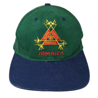 5 Panel Green Blue One Size Jamaica Montecristo Cigar Habana Embroidered Hat