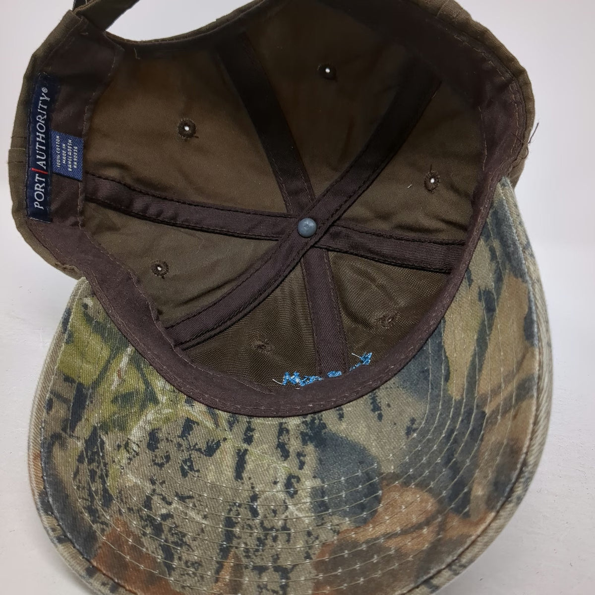 Port Authority Baseball Cap Brown Camo One Size Steam Engineering Hat