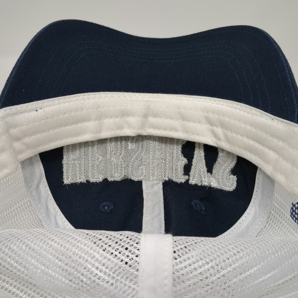 Champion Trucker Hat Blue One Size Hershey's Embroidered Mesh Snapback Logo Cap