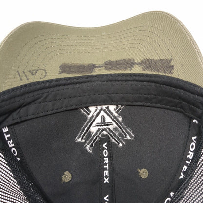 Vortex Snapback Trucker Hat Green One Size Adjustable Mesh Back 6 Panel