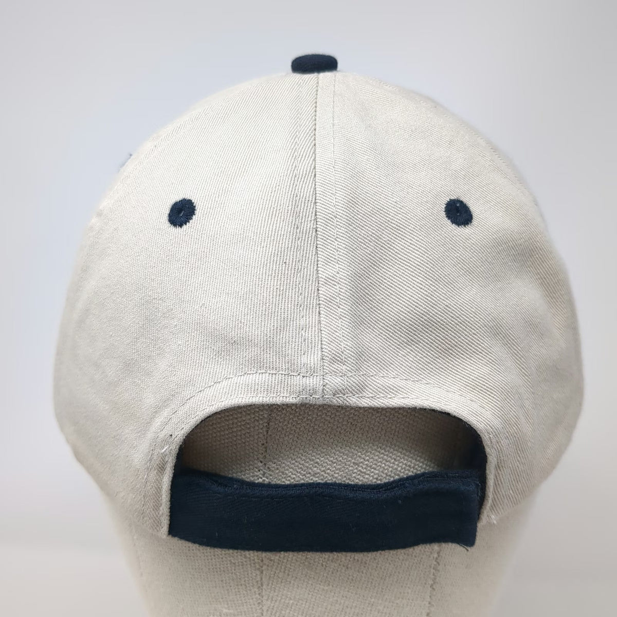 Cap America Baseball Cap Beige One Size Boeing Logo Blue Black Strapback Hat