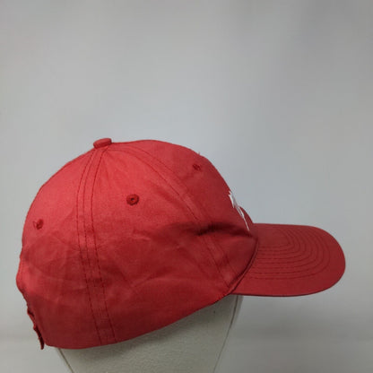 Milwaukee Strapback Hat Red OSFA Embroidered Adjustable Hit Wear