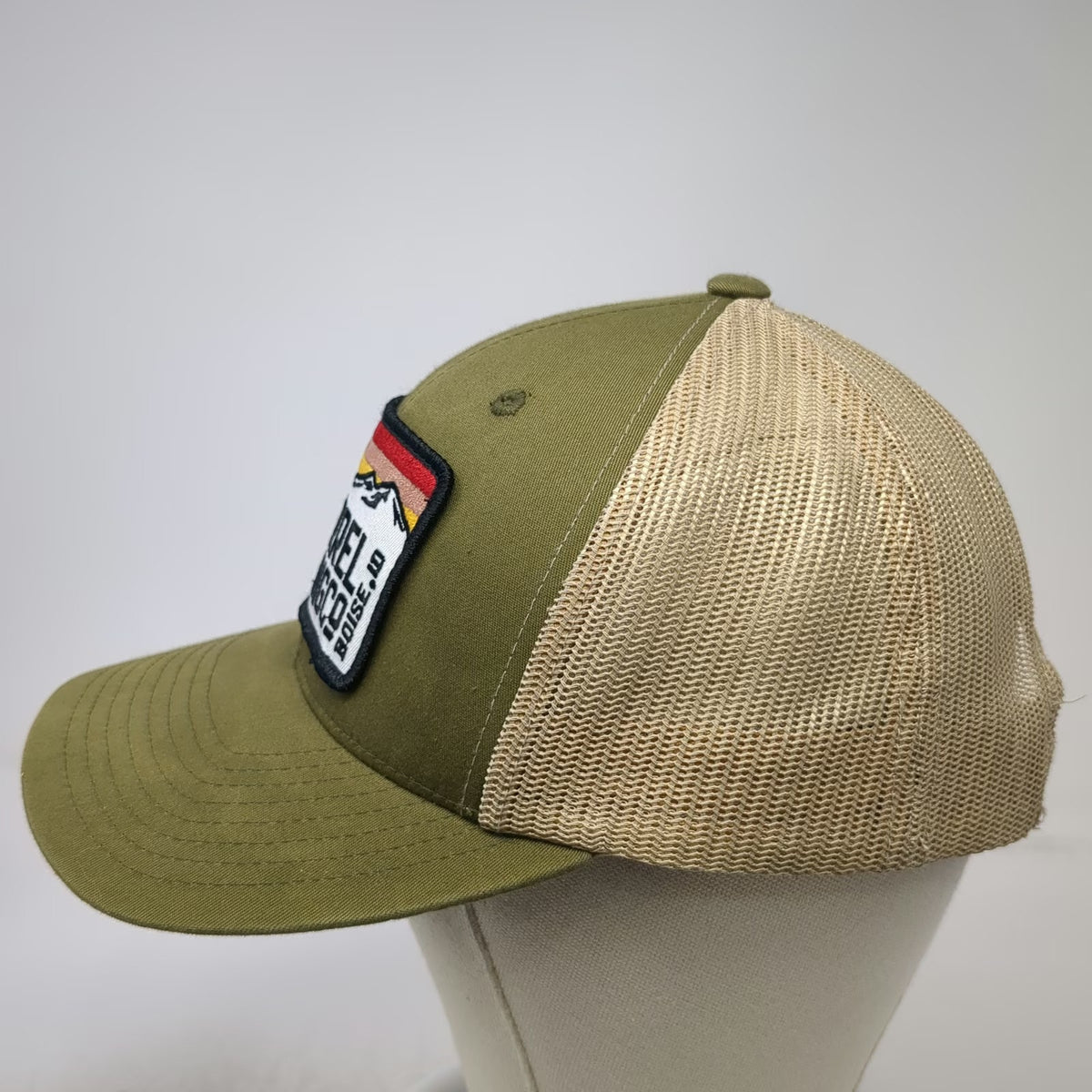 Yupoong 10 Barrel Brewing Co Boise ID Trucker Hat Green One Size Mesh Mountain