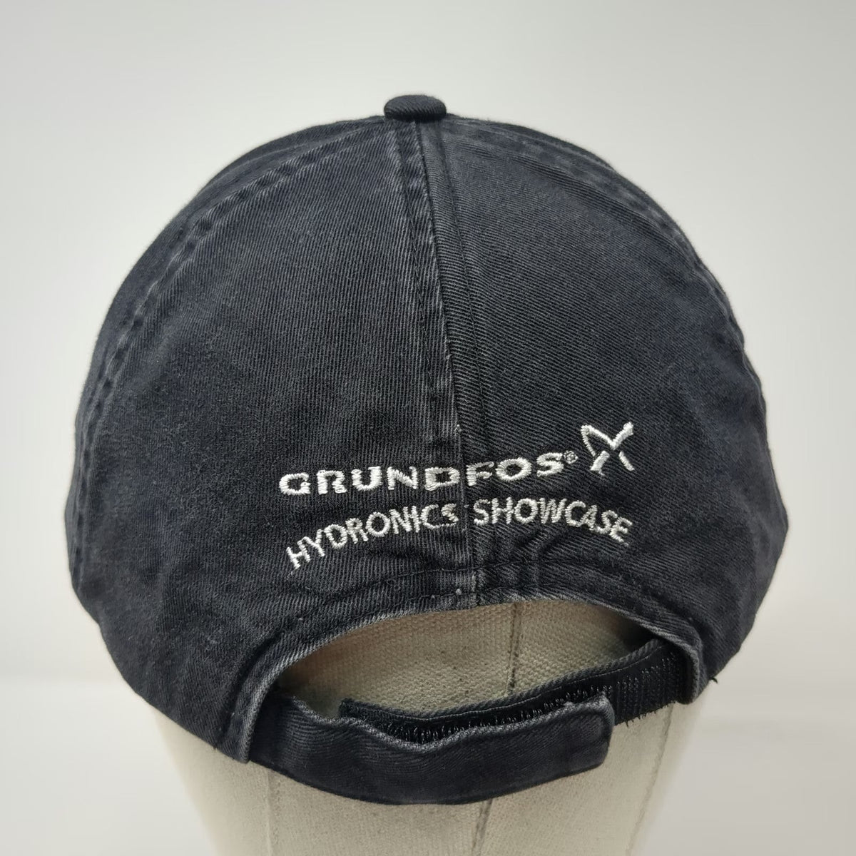 Nissin Cap Johnstone Supply Grundfos Black One Size Baseball Cap Hat Strapback