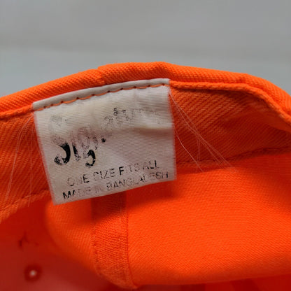 Signature Men's Hunter Orange Trucker Hat Size OSFA Blank Bright Color