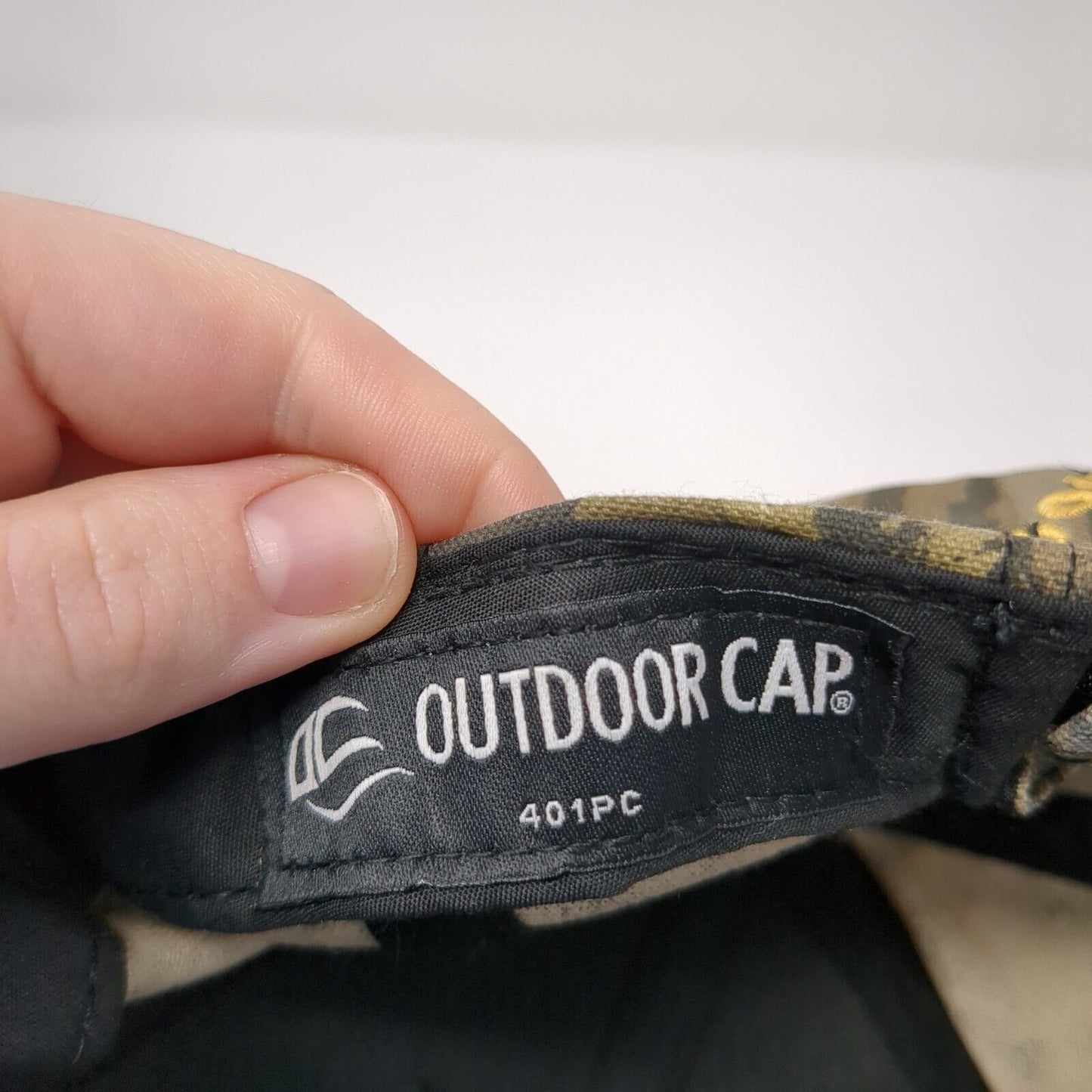 EZ Footings Adult Strapback Hat Camouflage OS Adjustable Embroidered Outdoor Cap