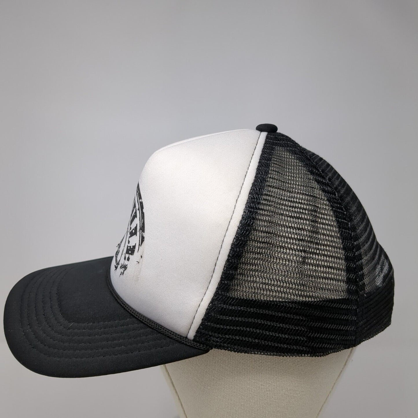 Nashville Tennessee Snapback Rope Trucker Hat Black One Size Mesh Back