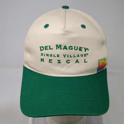 Del Maguey Single Village Mezcal Hat 5 Panel White Green One Size Slideback