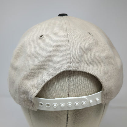 LSU Tigers NCAA Pro-Line Snapback Hat Beige Black Yellow Flat Brim Vintage