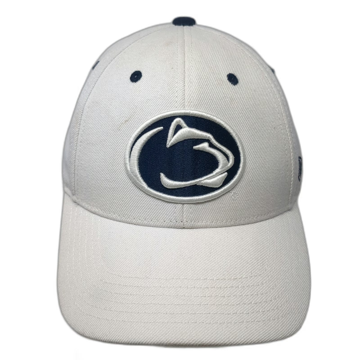 Penn State Nittany Lions NCAA Top of the World Cap White Blue 7 3/8 Fitted Hat