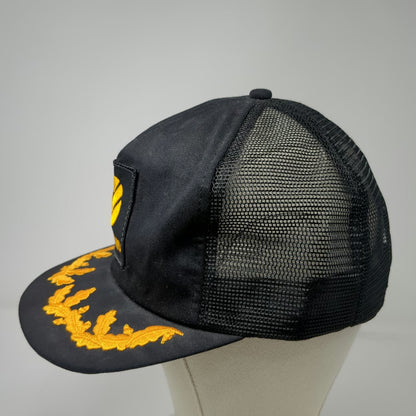 New Holland Trucker Hat Black Mesh Snapback Scrambled Eggs Brim hat Vintage