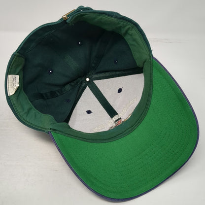 Green Blue Delaware Park Horse Racing Jockey Baseball Cap One Size Slideback Hat