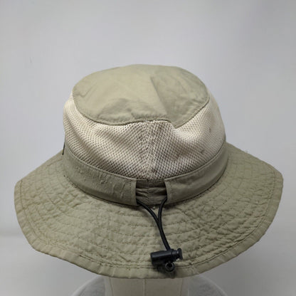Outdoor Design Fisherman Bucket Hat Tan Medium Adjustable Drawstring Mesh DPC