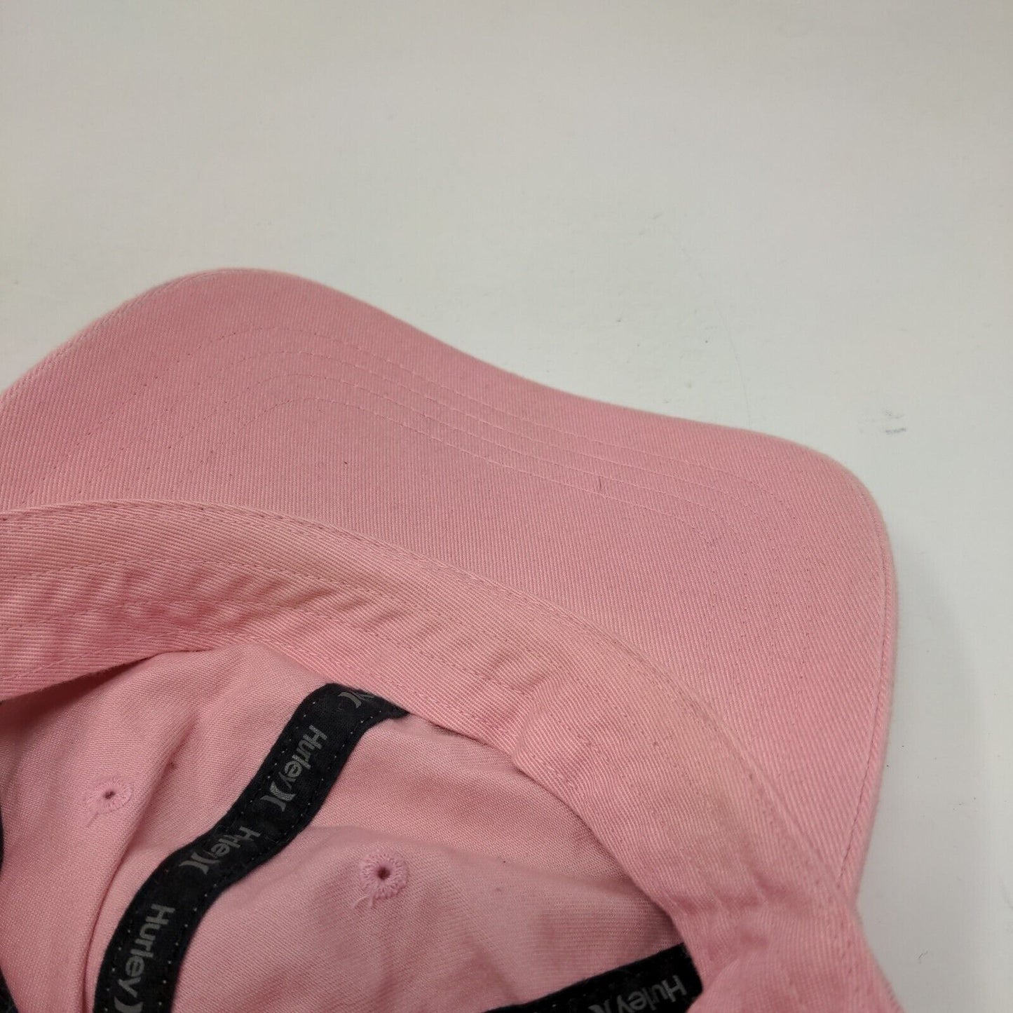Hurley Slideback Hat Pink One Size Adjustable 6 Panel Vent Holes Yupoong