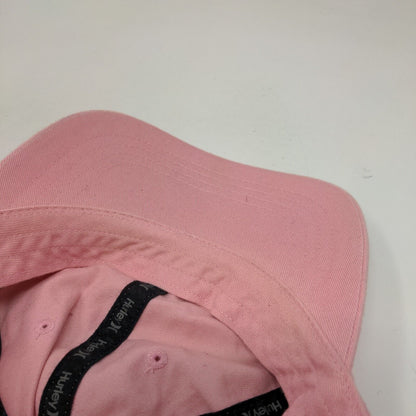 Hurley Slideback Hat Pink One Size Adjustable 6 Panel Vent Holes Yupoong