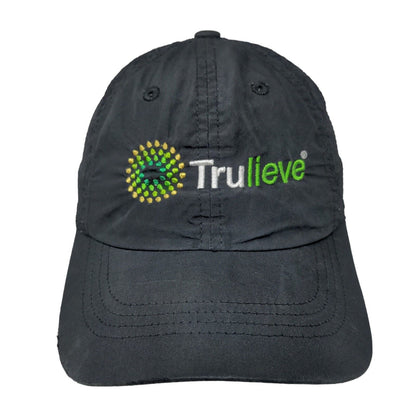 Trulieve Strapback Hat Black One Size Embroidered Breathable Port Authority