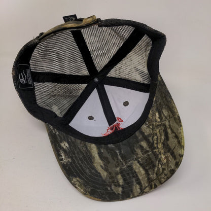 RK Oil LLC Strapback Trucker Hat Camouflage OSFM Adjustable Mesh Back W/Tags