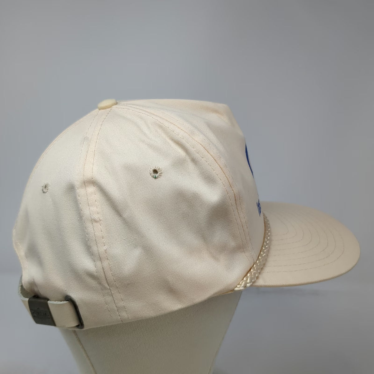Nissin 5 Panel Beige One Size TCT Trans Continental Transport Rope Hat Slideback