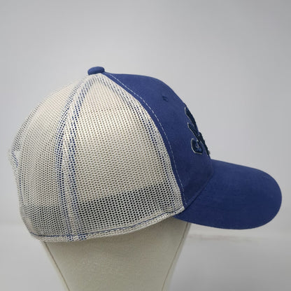 Cabela's Trucker Hat Blue One Size Snapback 1961 Mesh Back Embroidered Logo