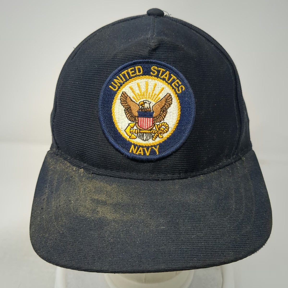 Eagle Crest US Navy Hat 5 Panel Blue One Size United States Military Snapback