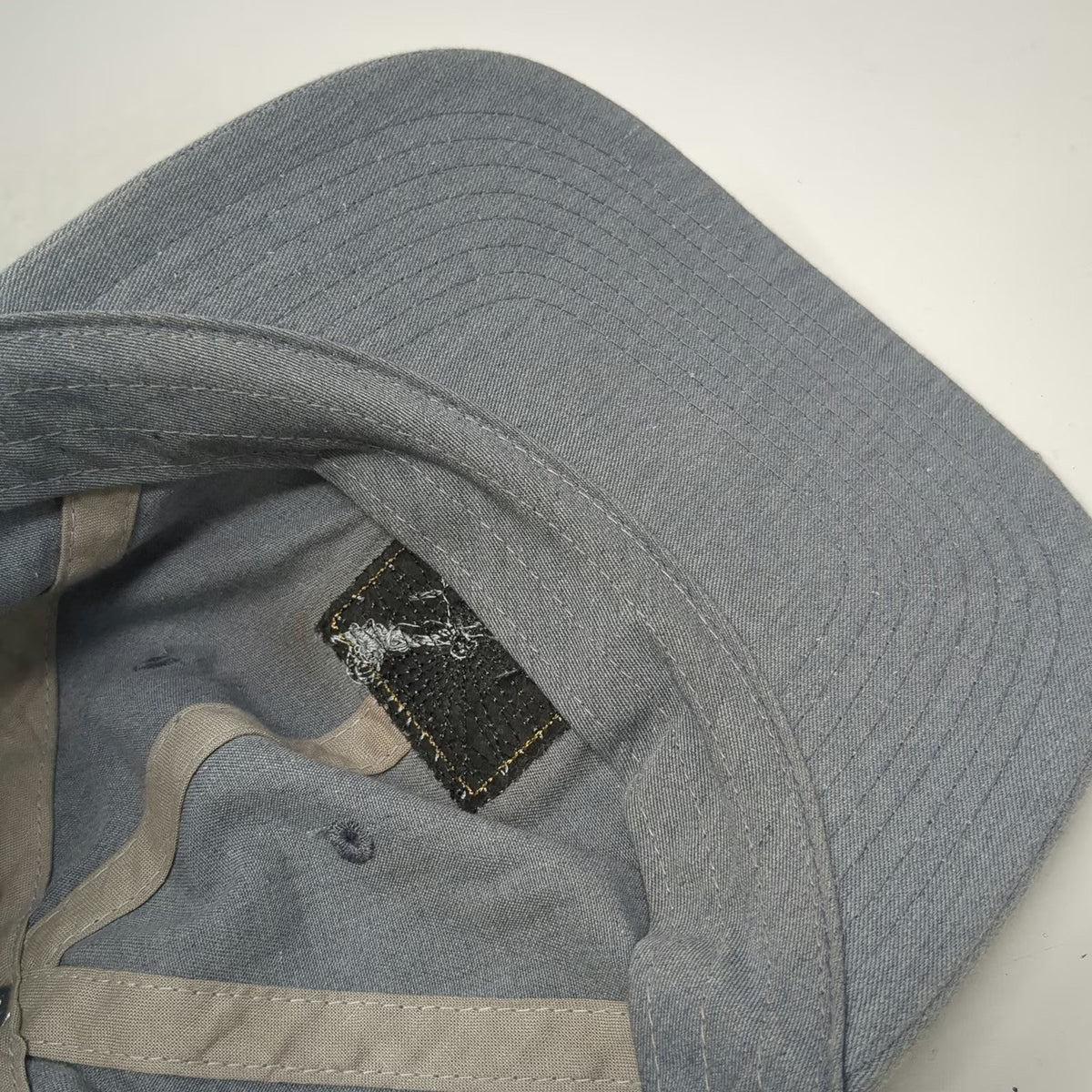 Richardson Baseball Cap Gray One Size Volans Tequila Leather Patch Strapback Hat