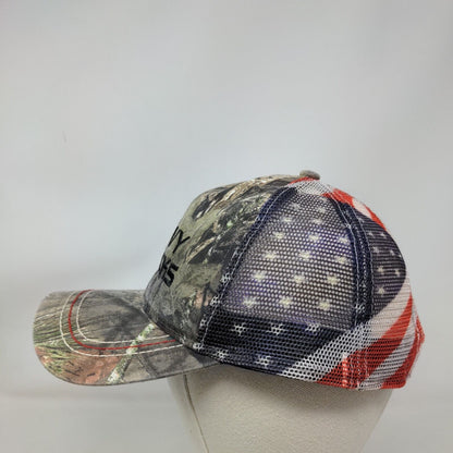 Chevy Trucks Snapback Trucker Hat Multicolor OSFM Patriotic Mesh Outdoor Cap