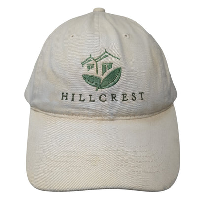 Hill Crest Baseball Cap Beige One Size Adjustable Embroidered Sportsman