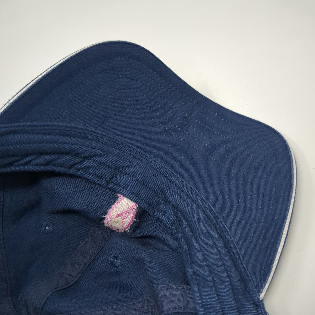 Blue Baseball Cap OSFM Breast Cancer Awareness Pink Ribbon American Cancer Hat