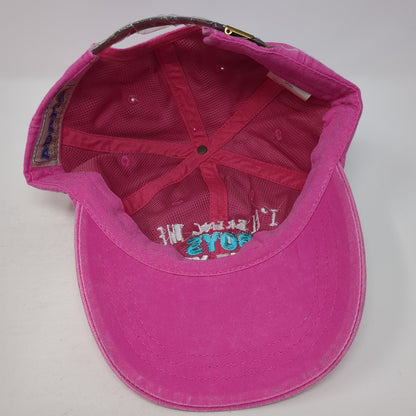 I'll Bring The Boys To The Yard Baseball Cap Pink One Size Adjustable Adams