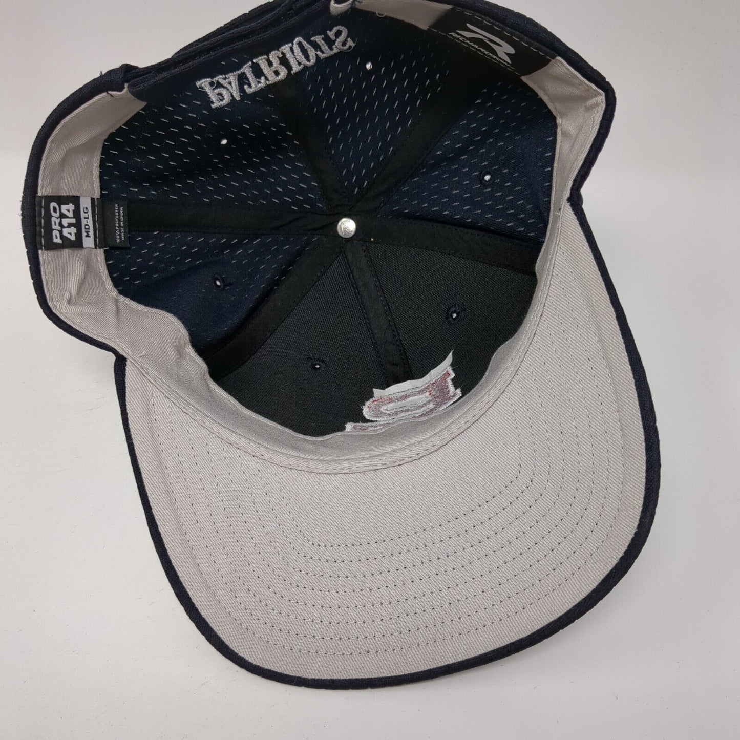 PS Patriots Strapback Hat Blue M/L Adjustable Embroidered Pro414 Richardson