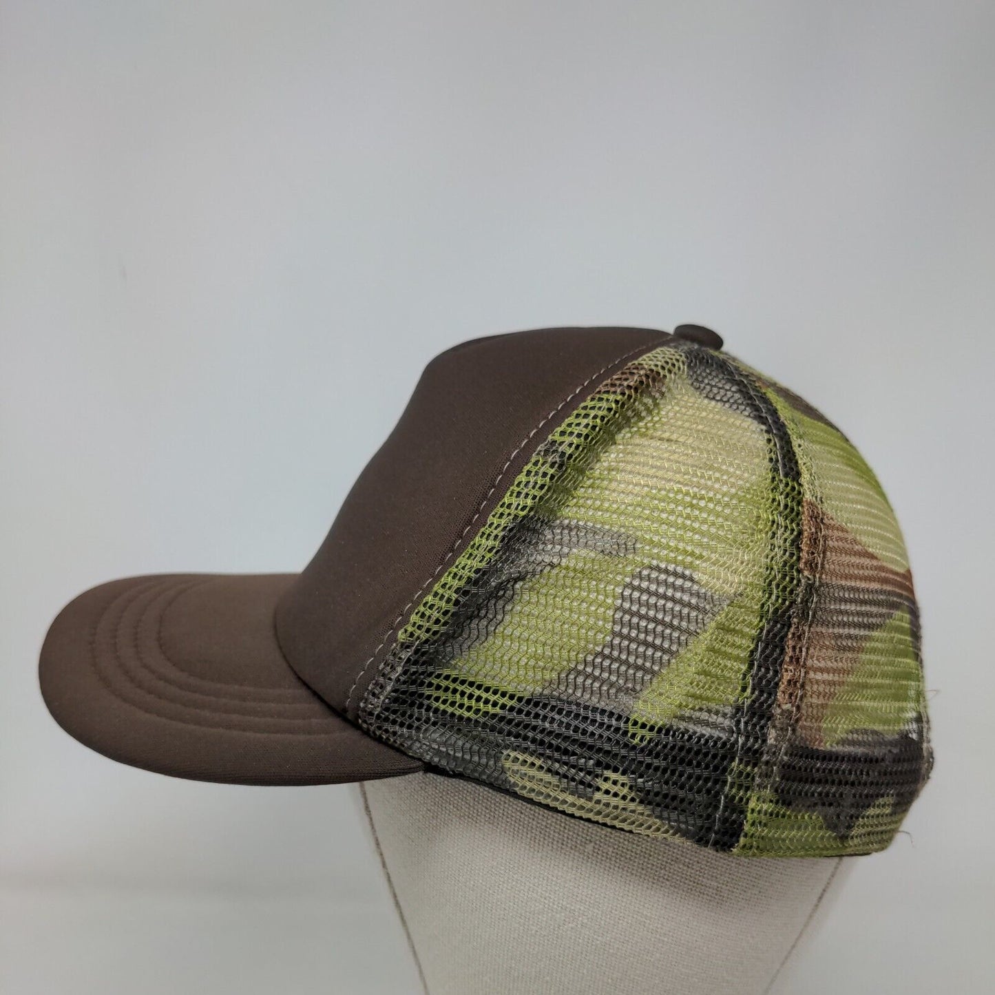 Lowe's MVPs Snapback Mesh Back Trucker Hat Camo One Size Embroidered