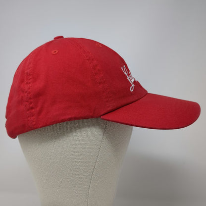 Leinenkugel's Beer Logo Script Red Baseball Cap One Size Adjustable Strap Hat