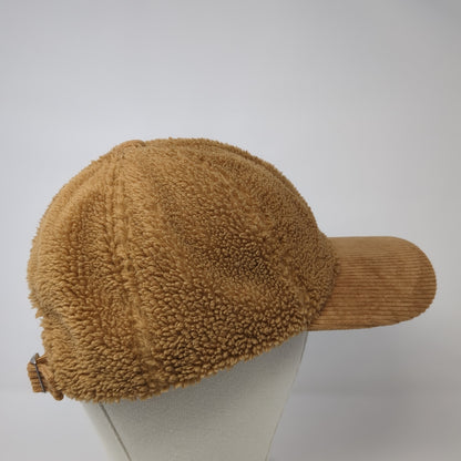 Shiraleah Chicago Baseball Cap Brown One Size Adjustable Sherpa Corduroy